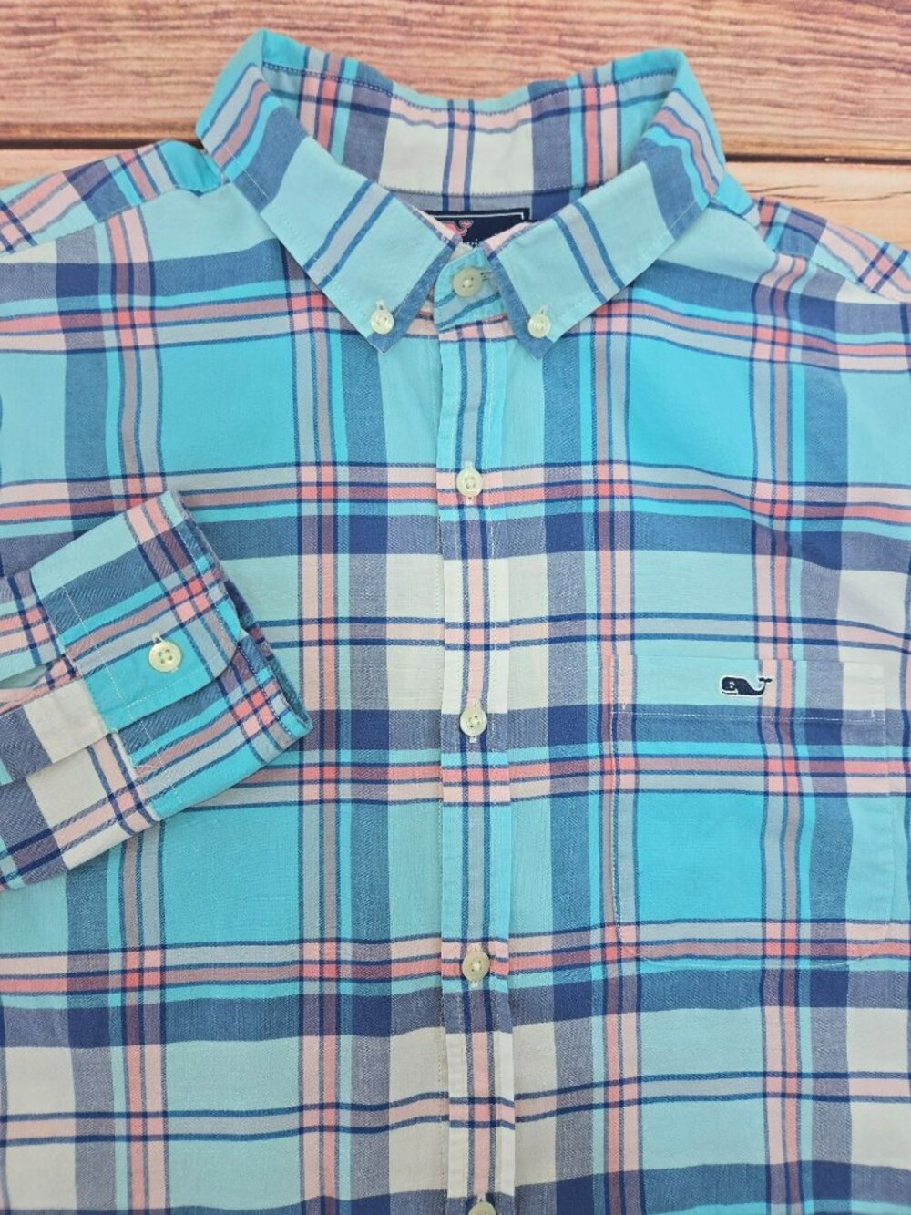 Vineyard Vines Mens Slim Fit Tucker Shirt Large